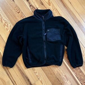 Patagonia Synchilla Black Fleece Jacket size M